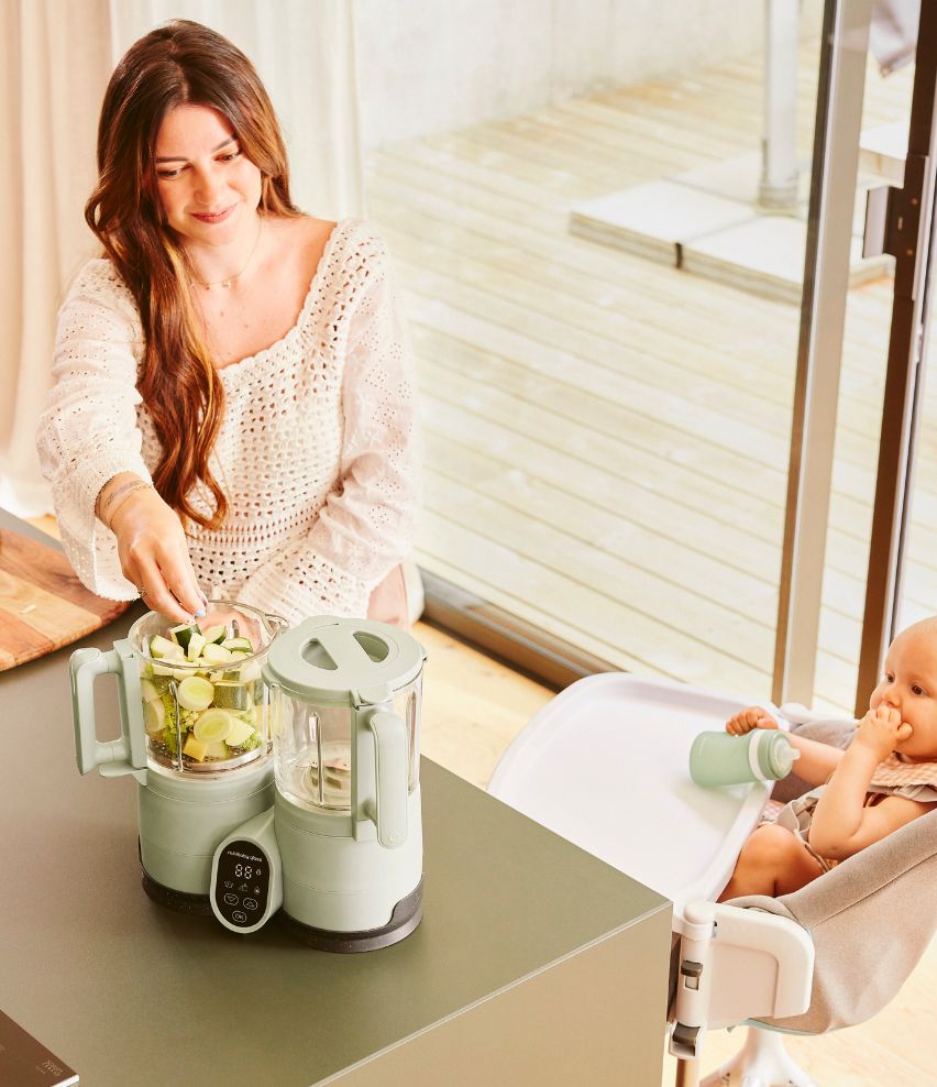 Nutribaby Glass 2.0 Baby Food Maker Celadon Green