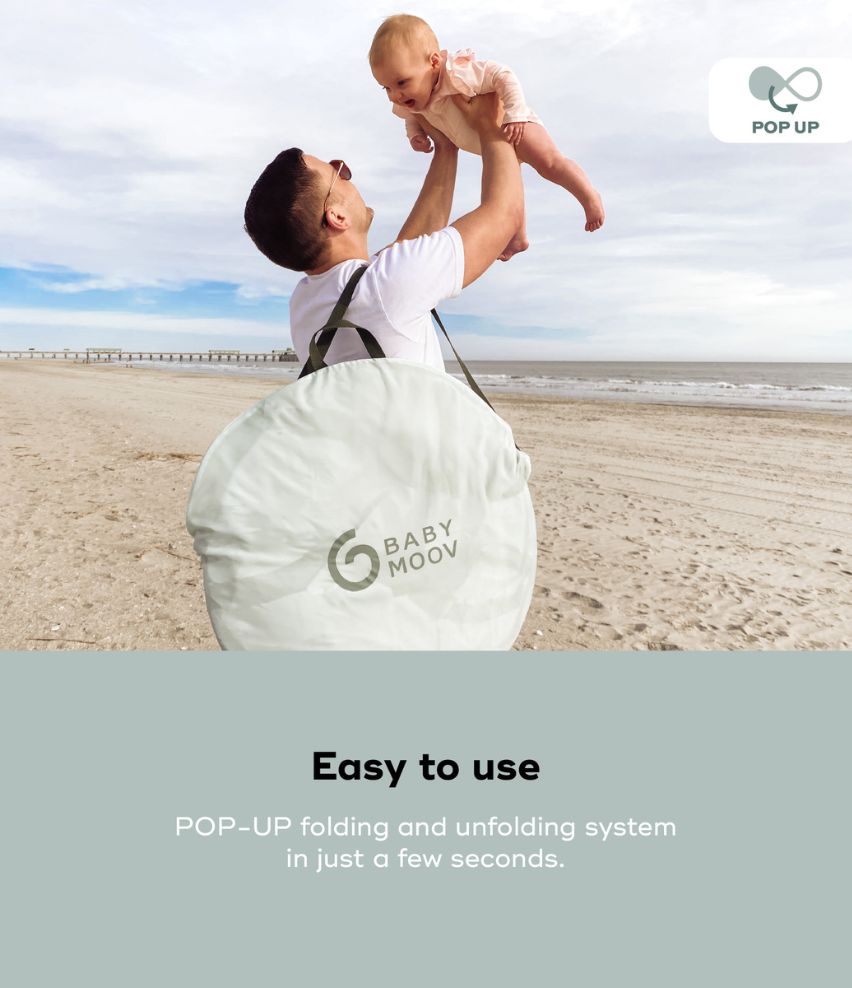 Moov & Protect Anti UV Cooling Tent 50+ UPF Green Lagoon