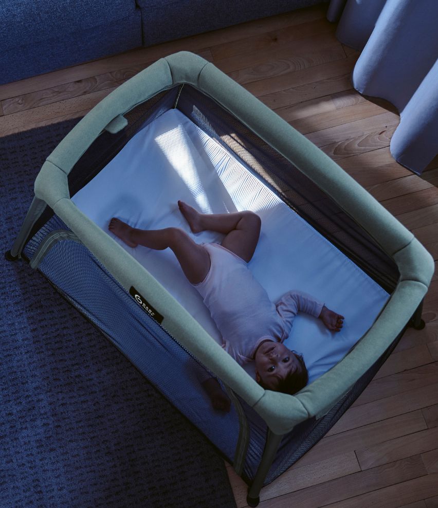 3in1 Moov & Comfy Travel Cot Sage