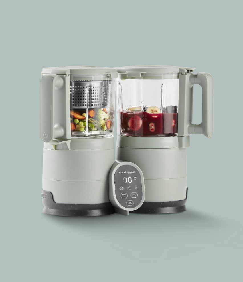 Nutribaby Glass 2.0 Baby Food Maker Celadon Green