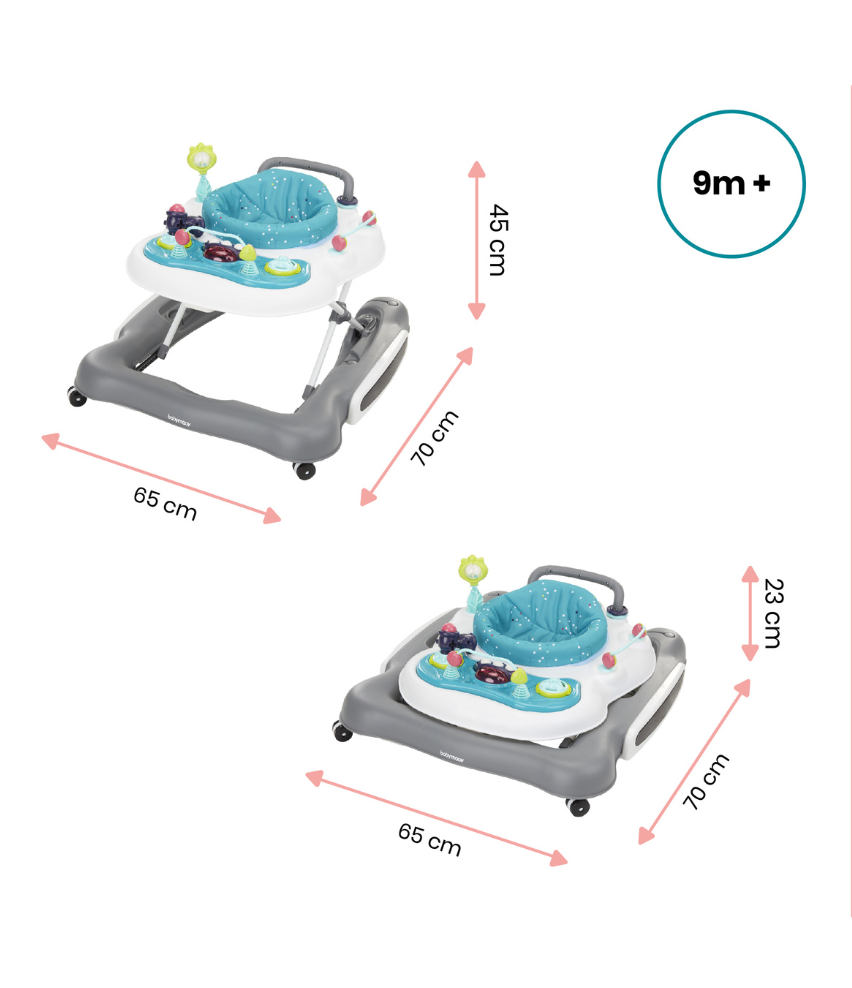 5in1 360° Musical Baby Walker and Push Toy Babymoov