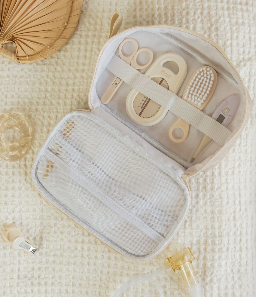 Baby Grooming Kit Sand 9 essentials