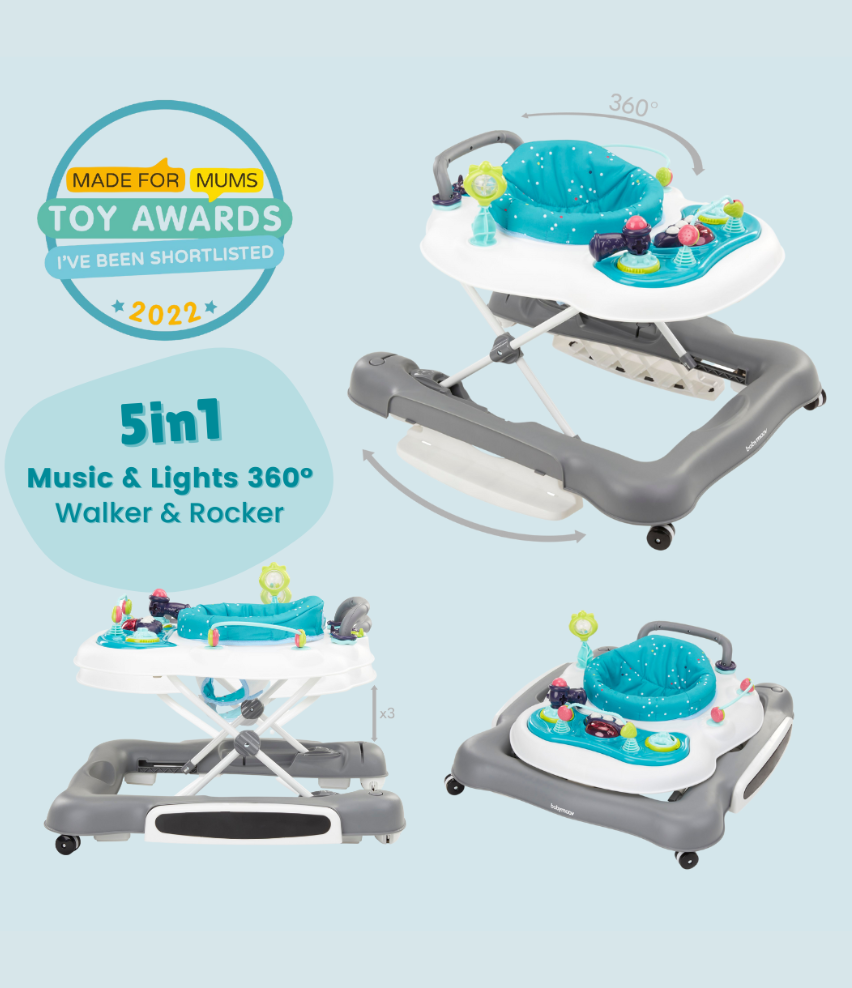 5in1 360° Musical Baby Walker and Push Toy Babymoov