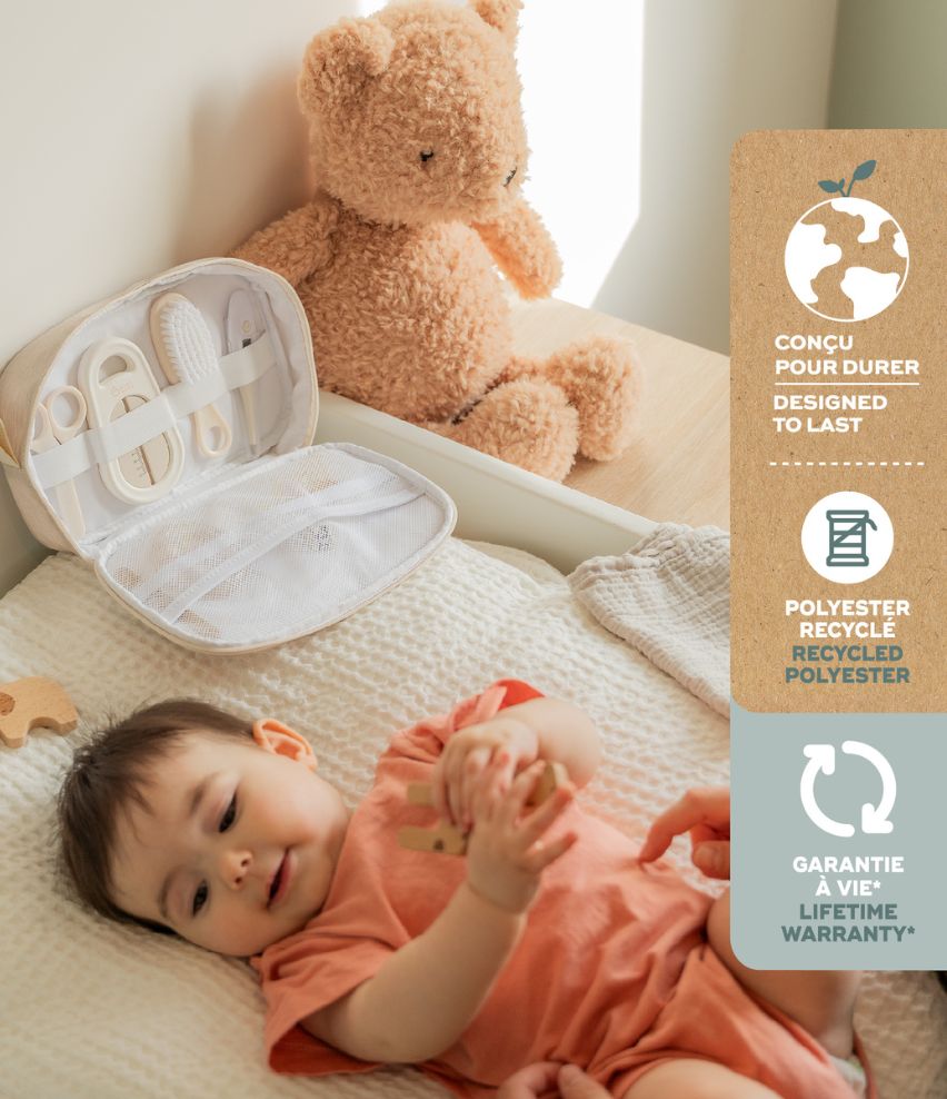 Baby Grooming Kit Sand 9 essentials