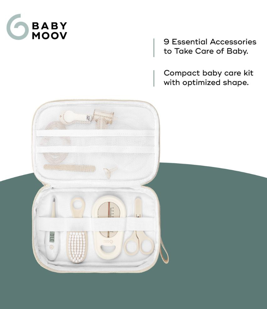 Baby Grooming Kit Sand 9 essentials