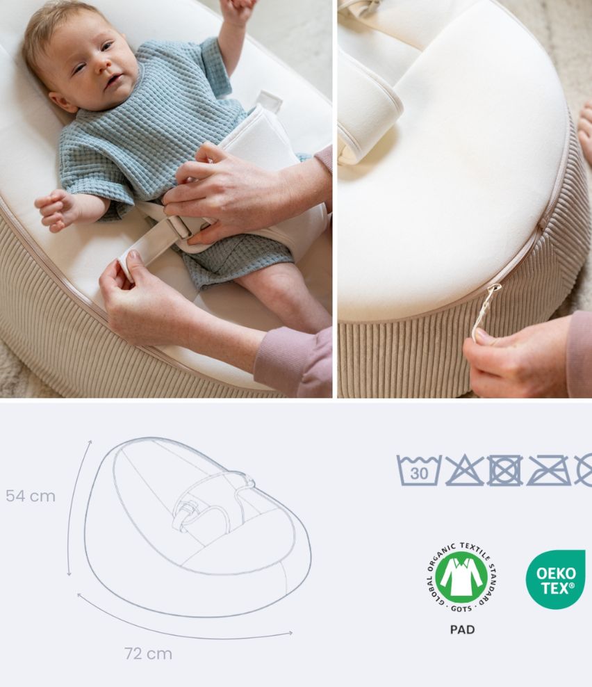 Seat N Grow Baby Lounger Beanbag Chair 0-6yrs