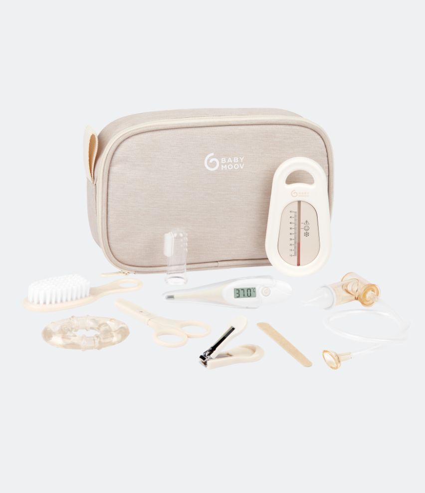 Baby Grooming Kit Sand 9 essentials