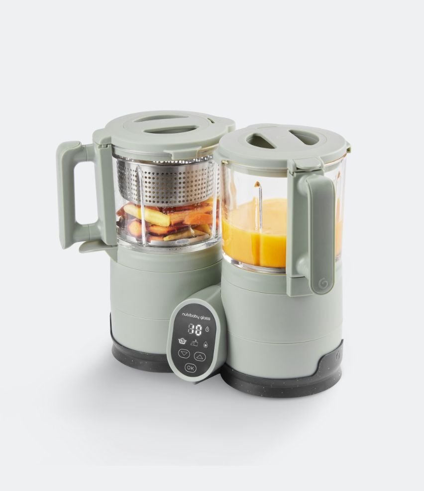 Nutribaby Glass 2.0 Baby Food Maker Celadon Green