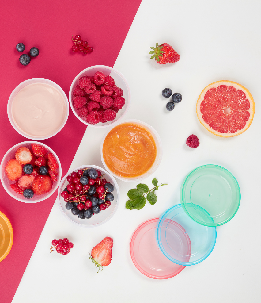 Badabowls Baby Food Storage Pots (5 x 250ml)