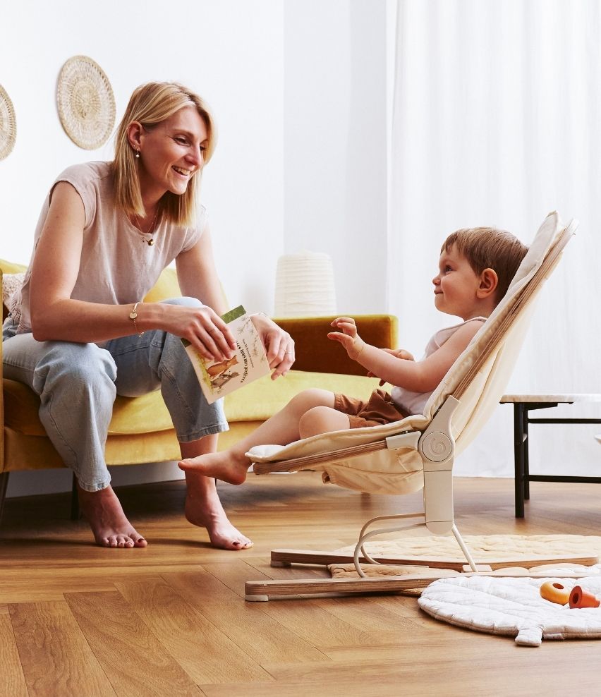 Swoon Flow Wooden Bouncer