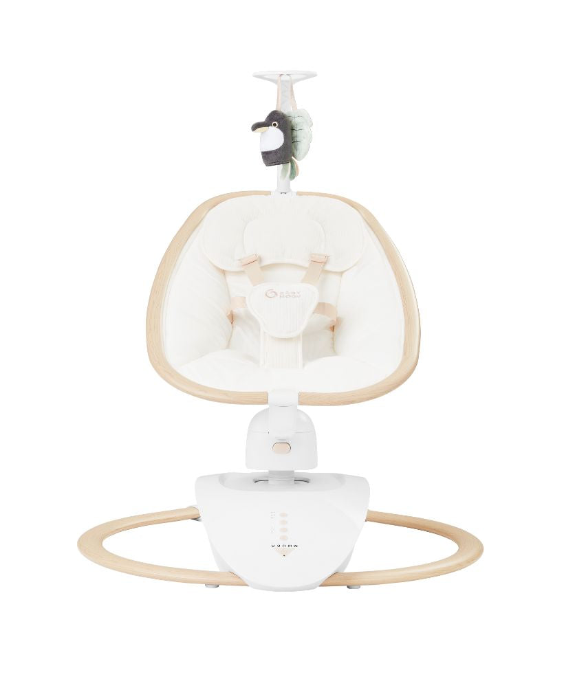 Swoon Hoop Multi motion Baby Swing with Audio Natural/Ecru
