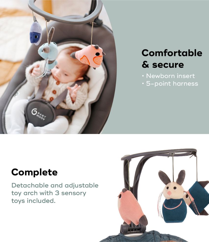 Swoon Motion Electric 360° Baby Swing Babymoov