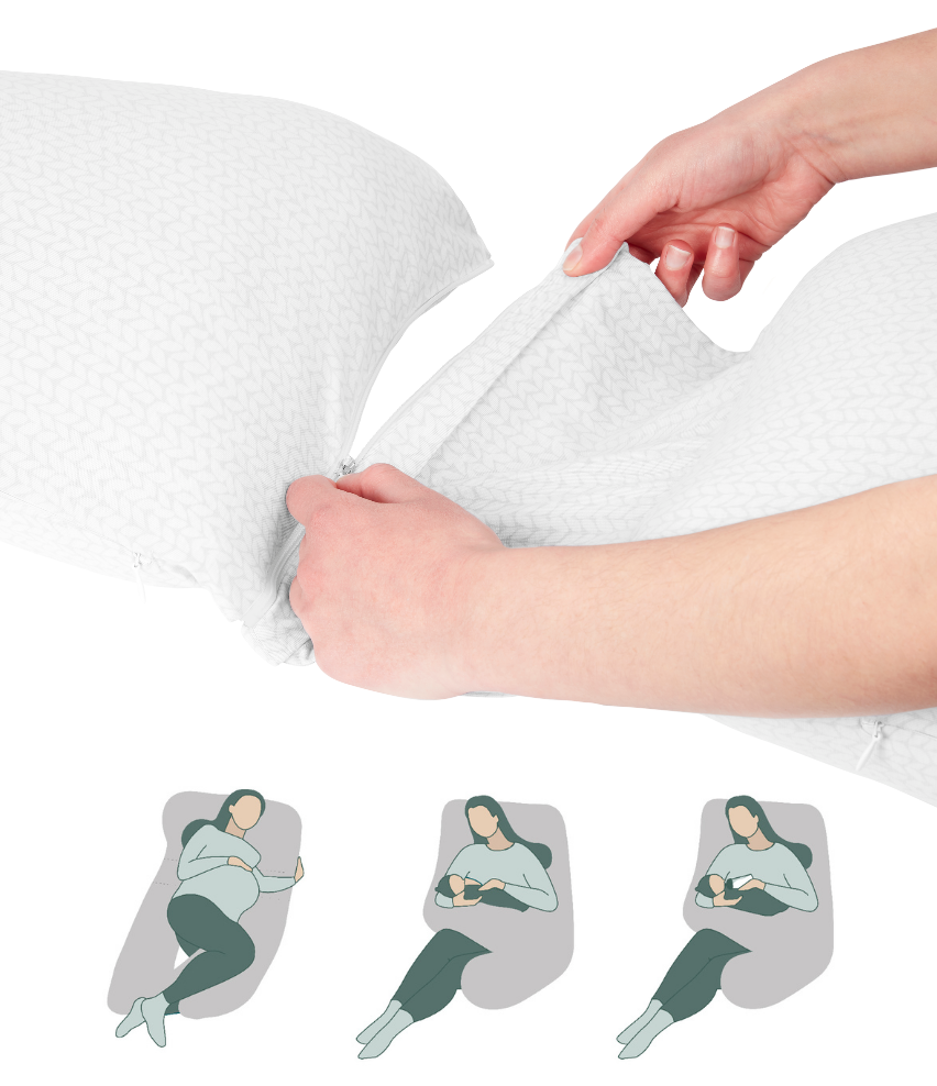 Large Wraparound Pregnancy Breastfeeding Pillow B LOVE XL