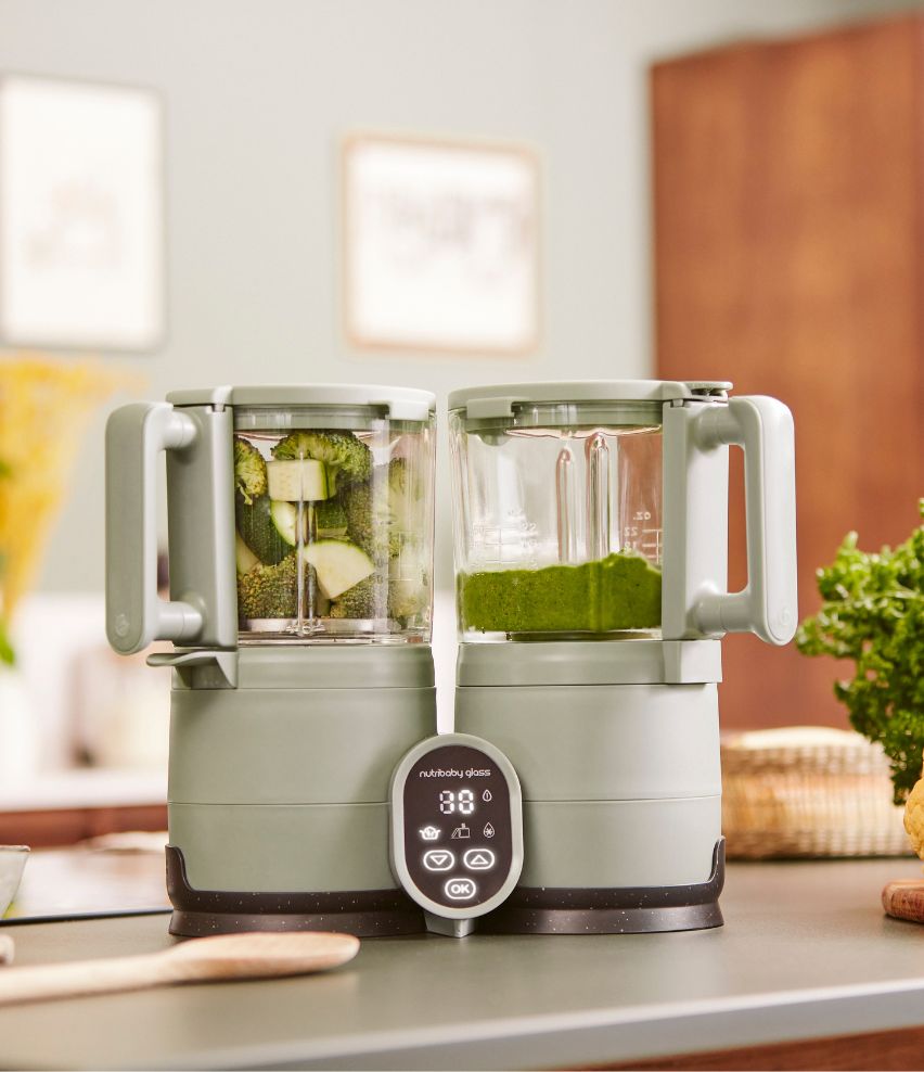 Nutribaby Glass 2.0 Baby Food Maker Celadon Green