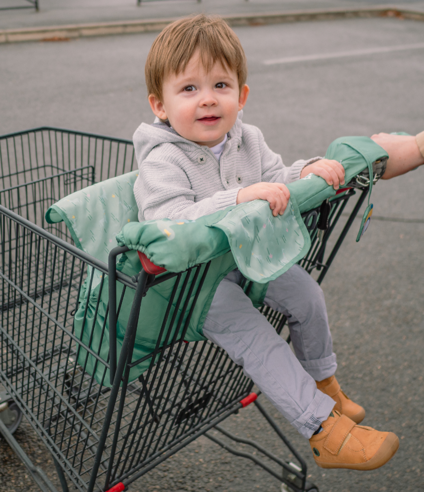 Shopping Trolley Seat Cover Safari Green