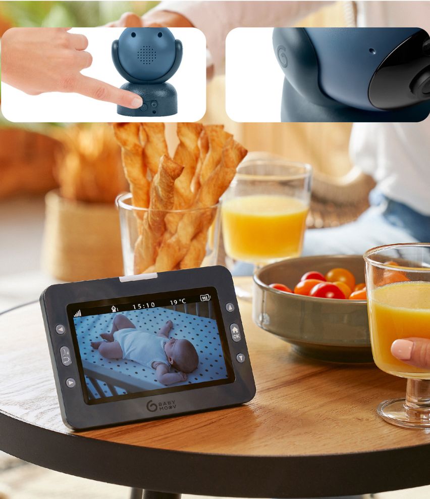 YOO Master Plus HD 360-degree Video Baby Monitor 5" screen