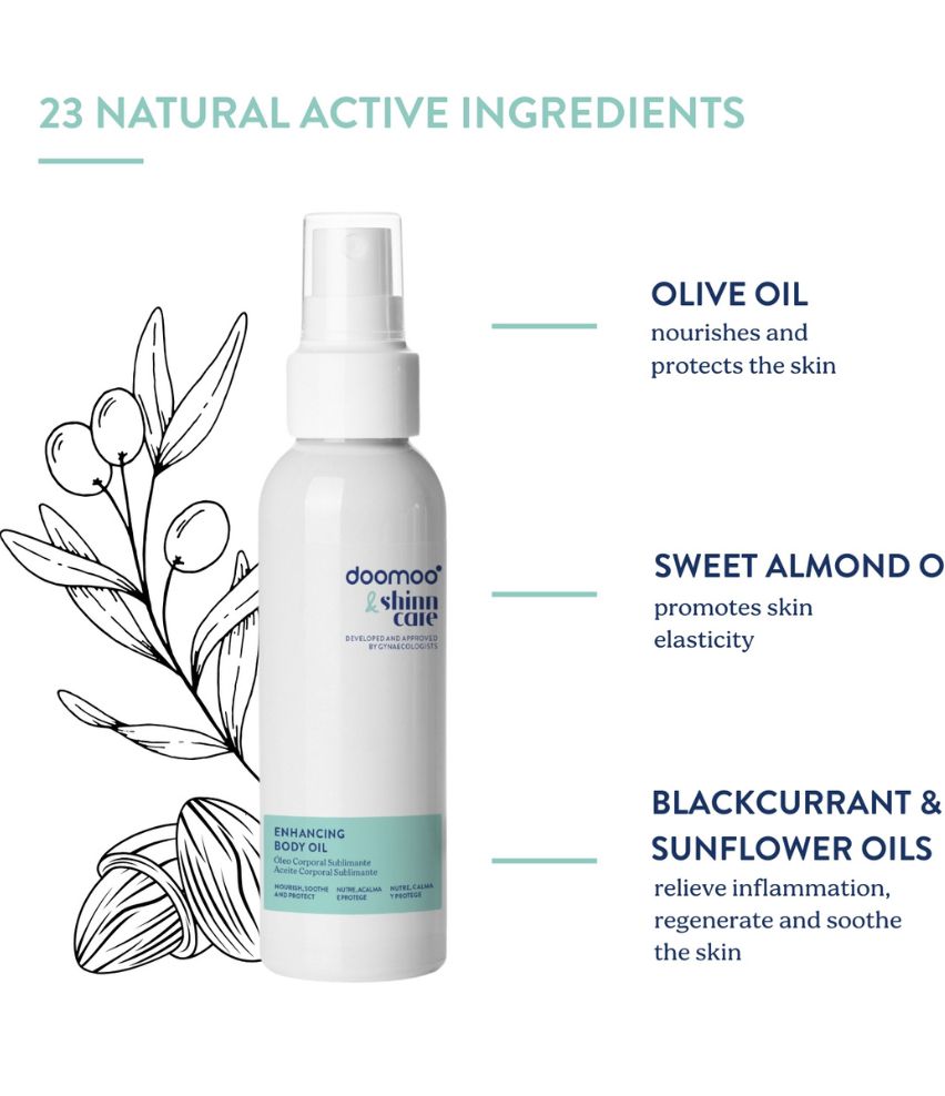 Nourishing Enhancing Anti Stretch Mark Body Oil - doomoo X Shinncare