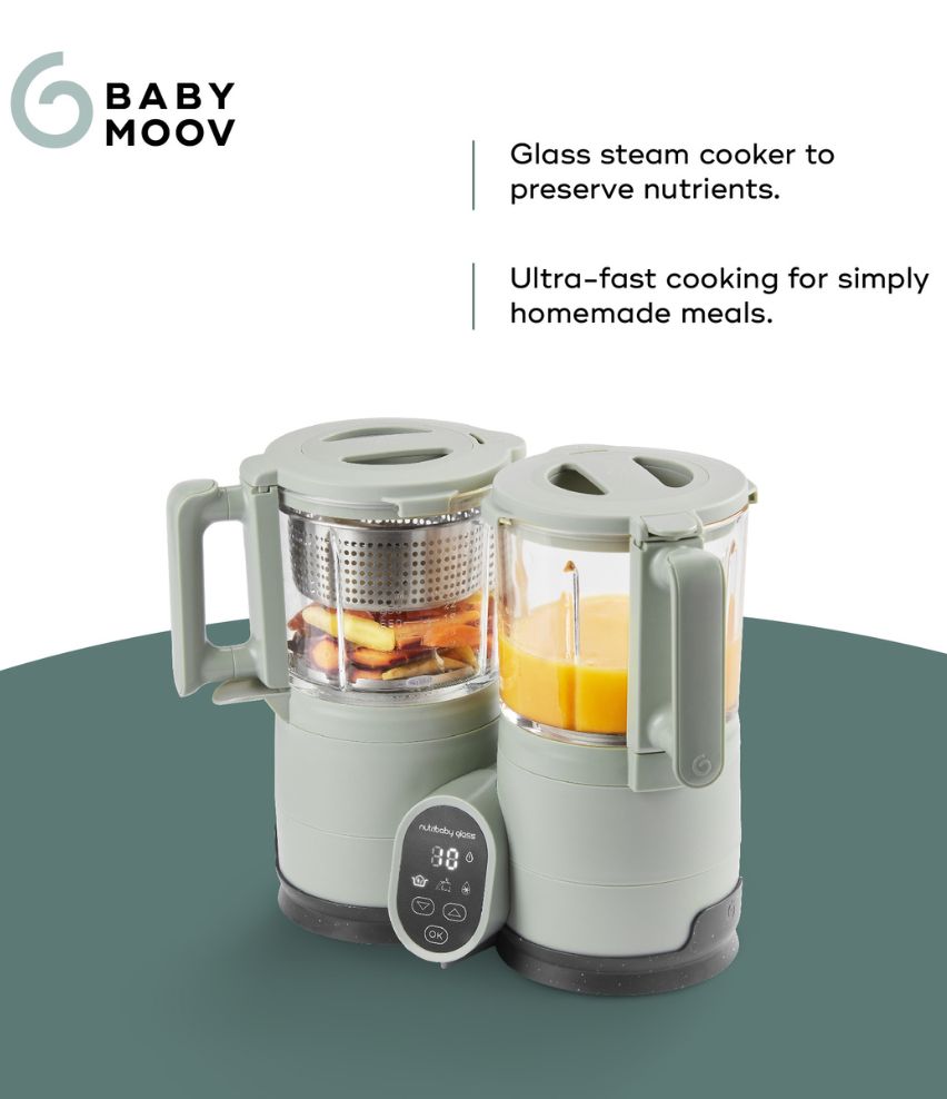 Nutribaby Glass 2.0 Baby Food Maker Celadon Green