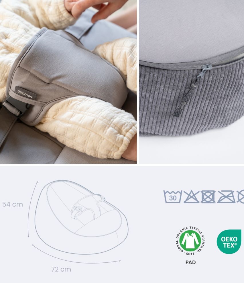 Seat N Grow Baby Lounger Beanbag Chair 0-6yrs