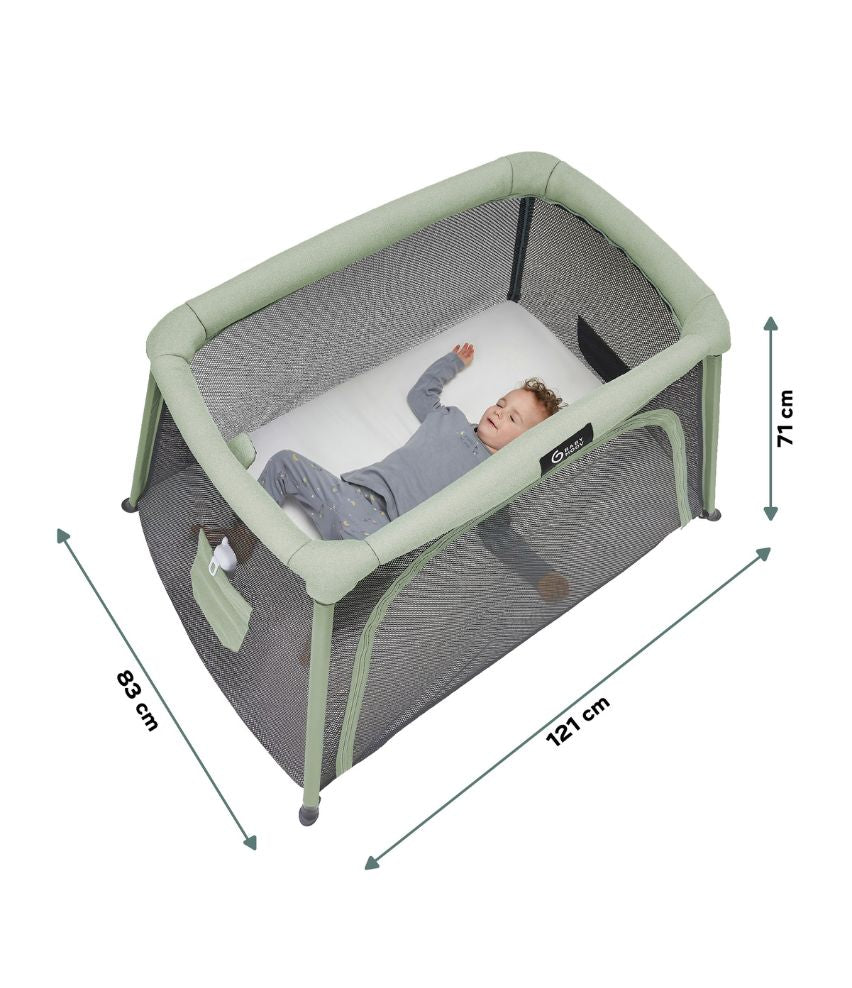 3in1 Moov & Comfy Travel Cot Sage
