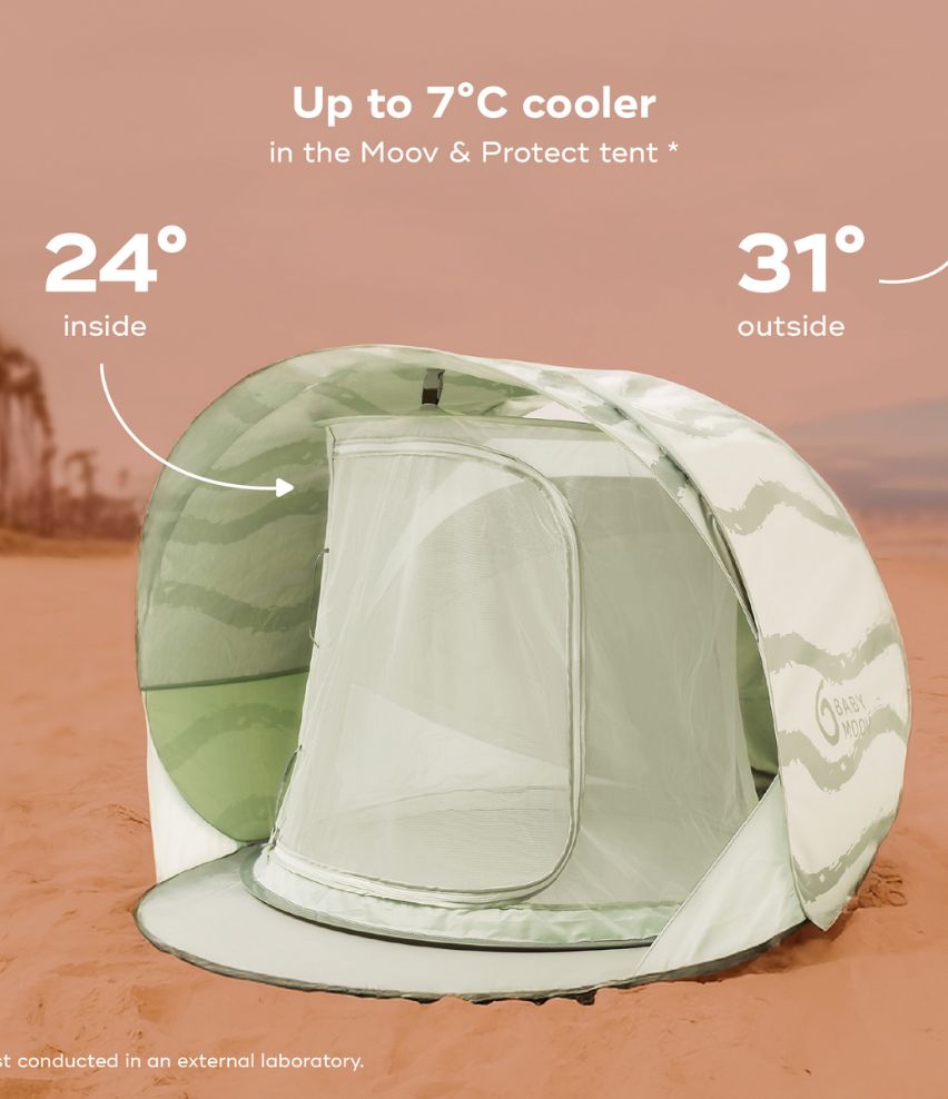 Moov & Protect Anti UV Cooling Tent 50+ UPF Green Lagoon