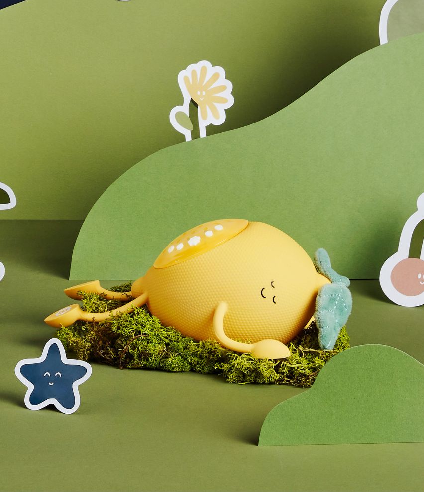 Lemon-shaped Silicone Projector Nightlight - Basil