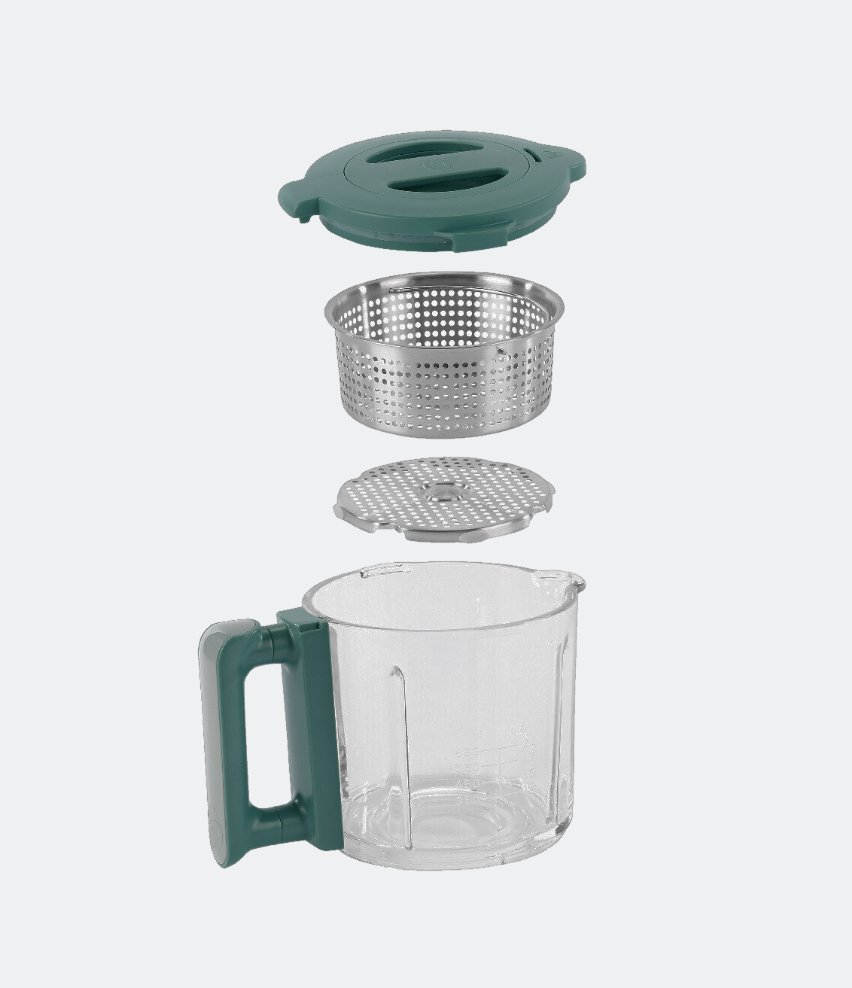 Stainless Steel Steamer Base Plate - Nutribaby Glass