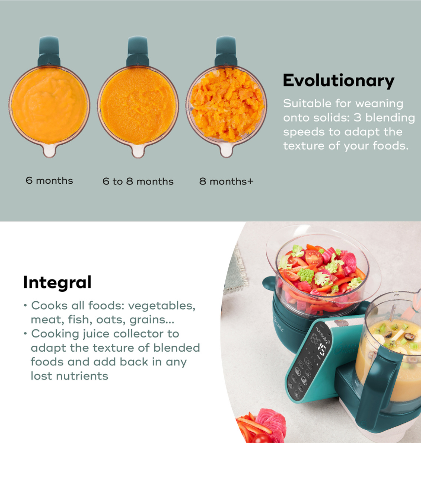 Nutribaby+ 6in1 Food Prep Maker Opal Green