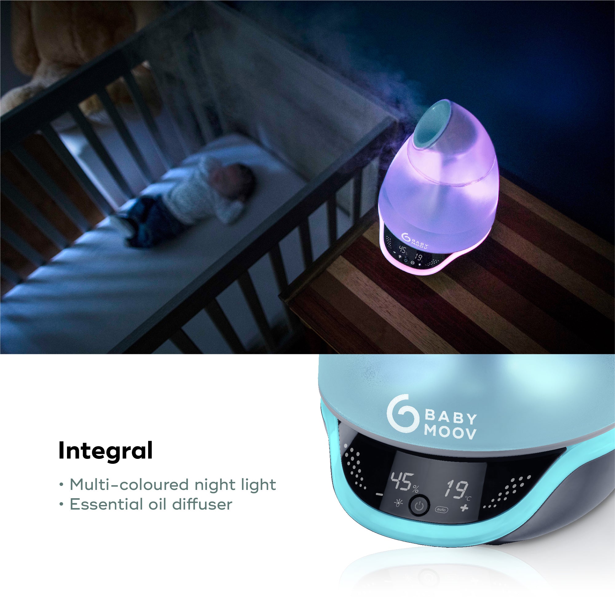 Hygro Plus 3in1 Baby Humidifier Babymoov