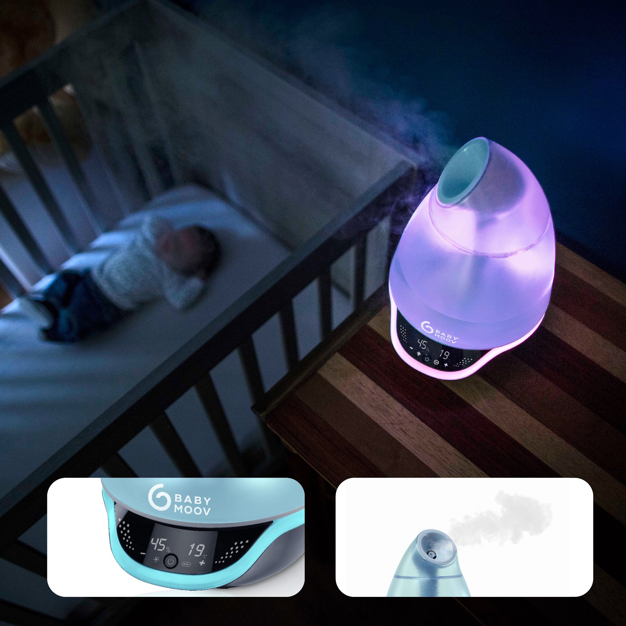 Hygro Plus 3in1 Baby Humidifier Babymoov