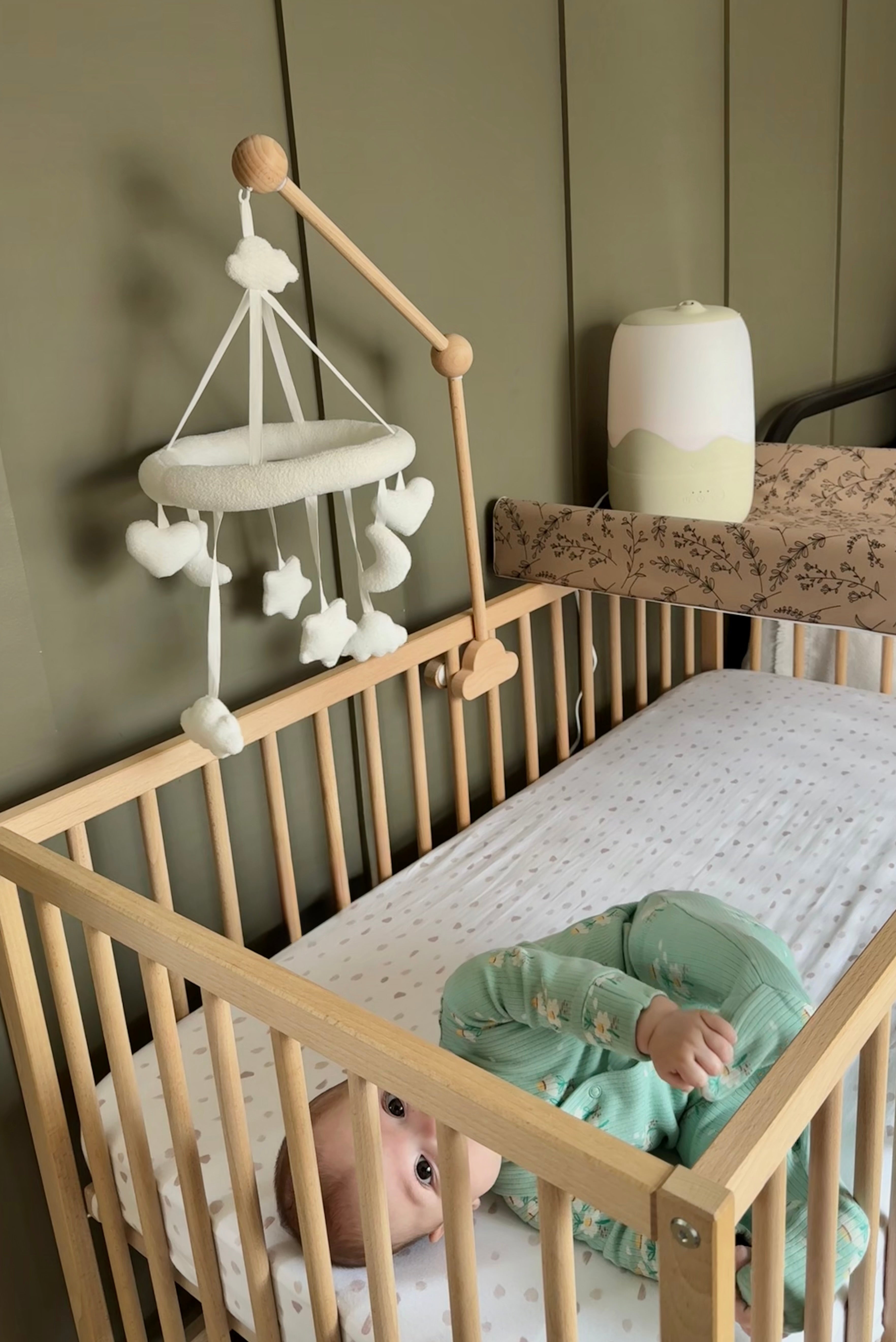 Wave Baby Humidifier with cleaning brush