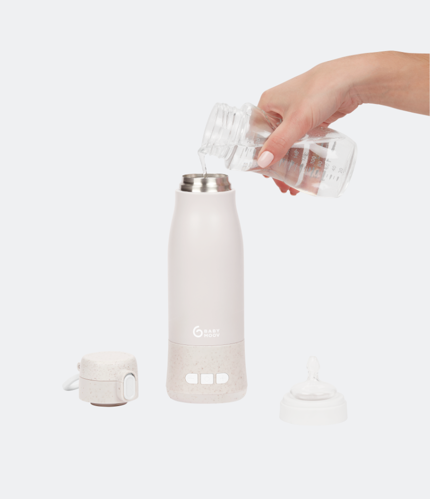 MOOV & FEED Rechargeable Bottle Warmer Mineral Beige