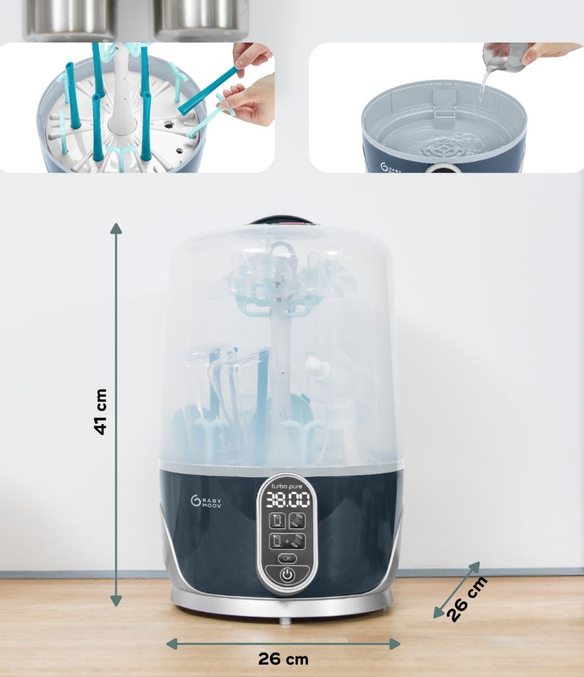 Turbo Pure 3-in-1 Steriliser, Dryer & Purified Bottle Storage