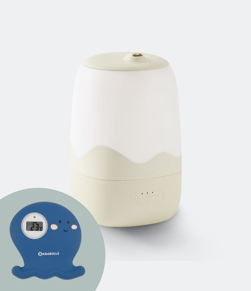 Wave Baby Humidifier with cleaning brush