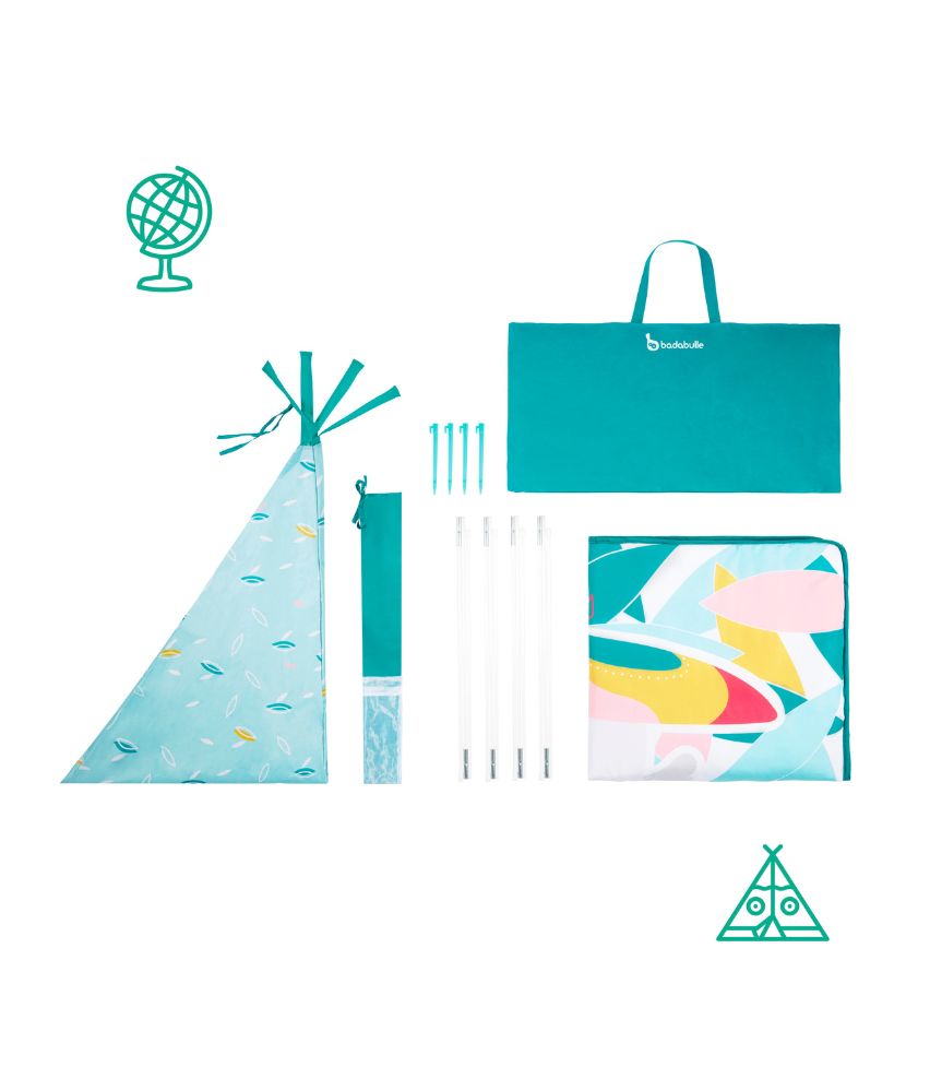 Anti-UV Jungle Teepee Tent UPF 50+ Badabulle
