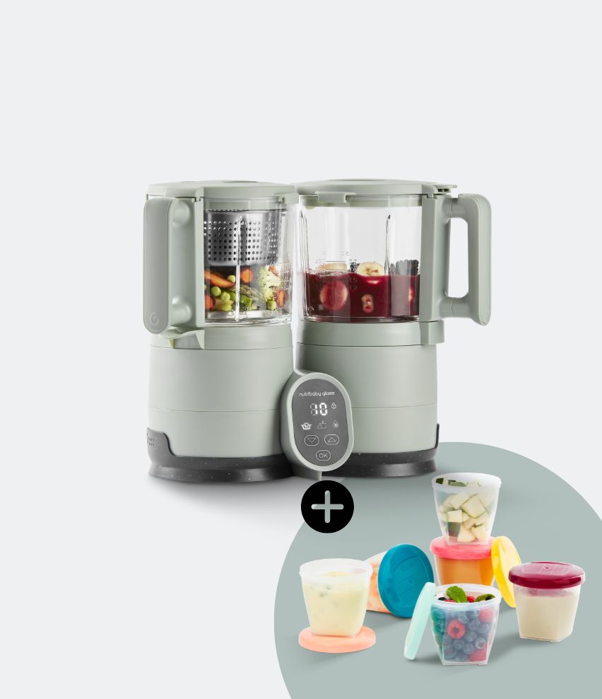 Nutribaby Glass 2.0 Baby Food Maker Celadon Green
