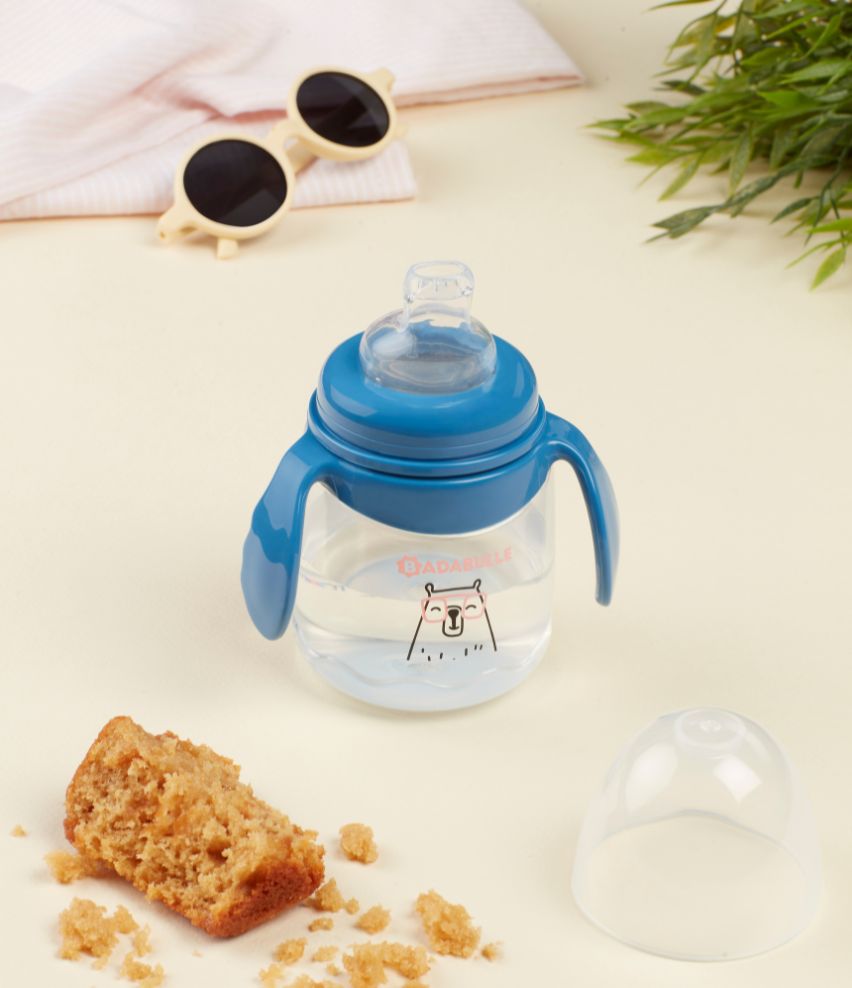 Set of 2 Leak-proof straw bottles 6m +