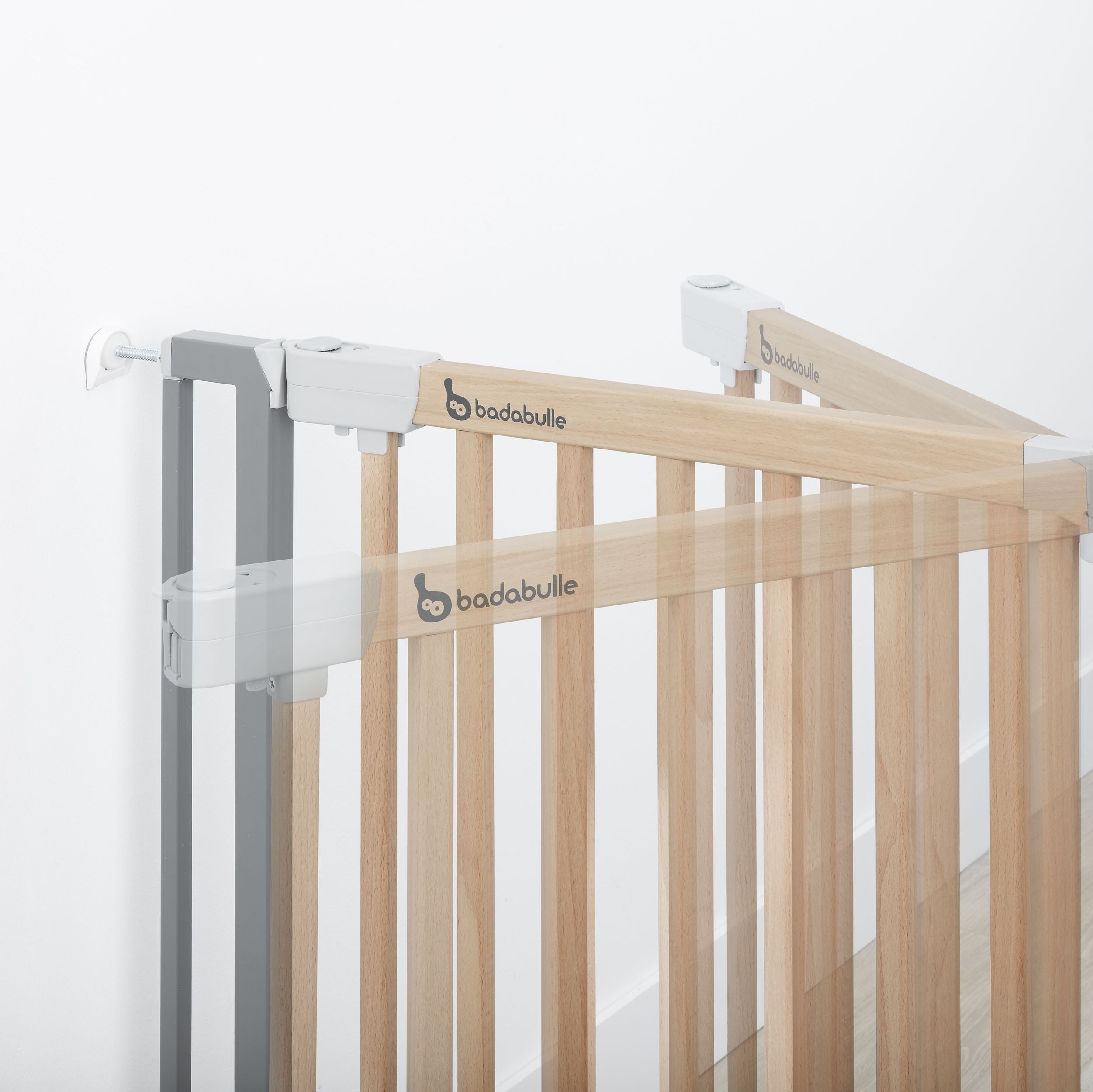 Badabulle Safe & Protect Wood/Metal Safety Gate (73 - 81.5 cm)