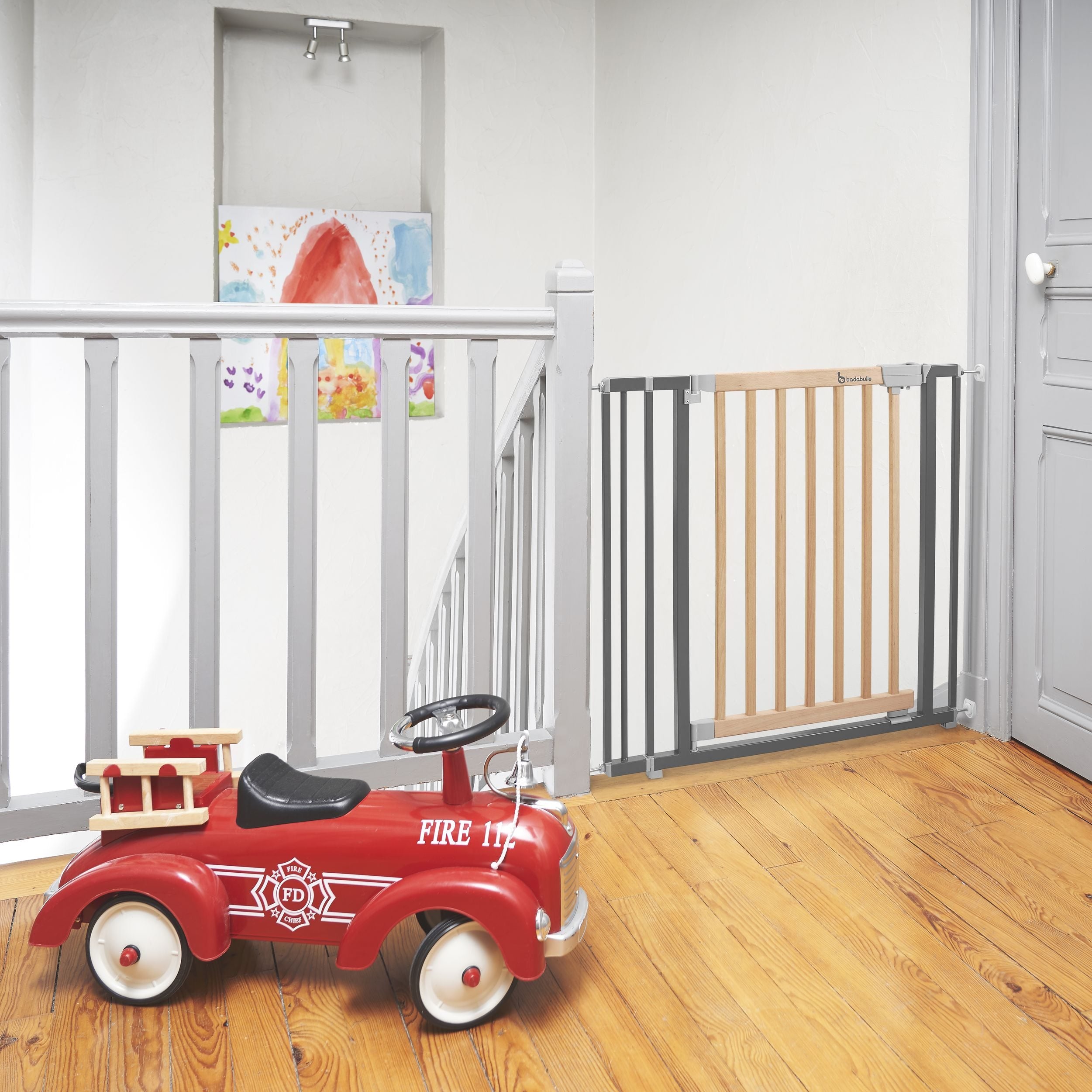 Badabulle Safe & Protect Wood/Metal Safety Gate (73 - 81.5 cm)