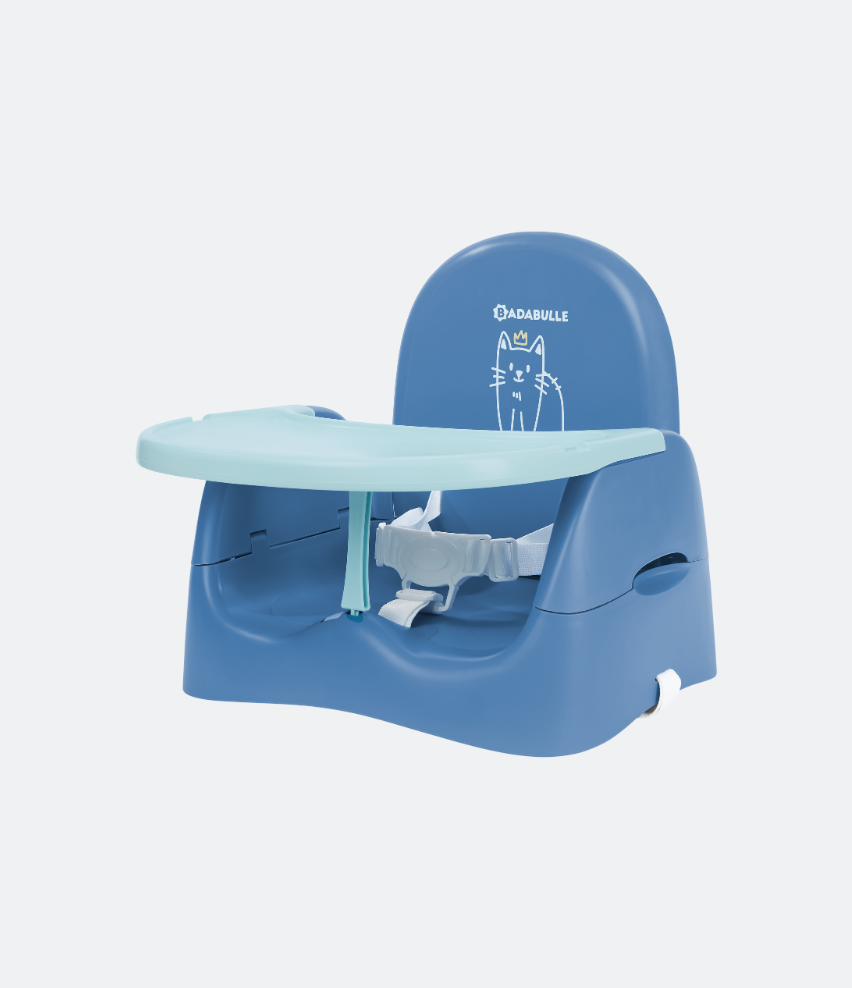 Baby seat that attaches top to chair