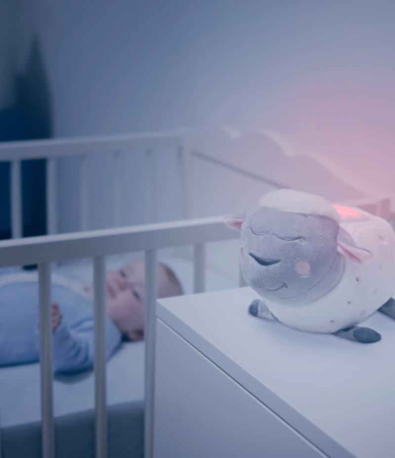 Night Light Projector Musical Lulu Cuddly Sheep Badabulle