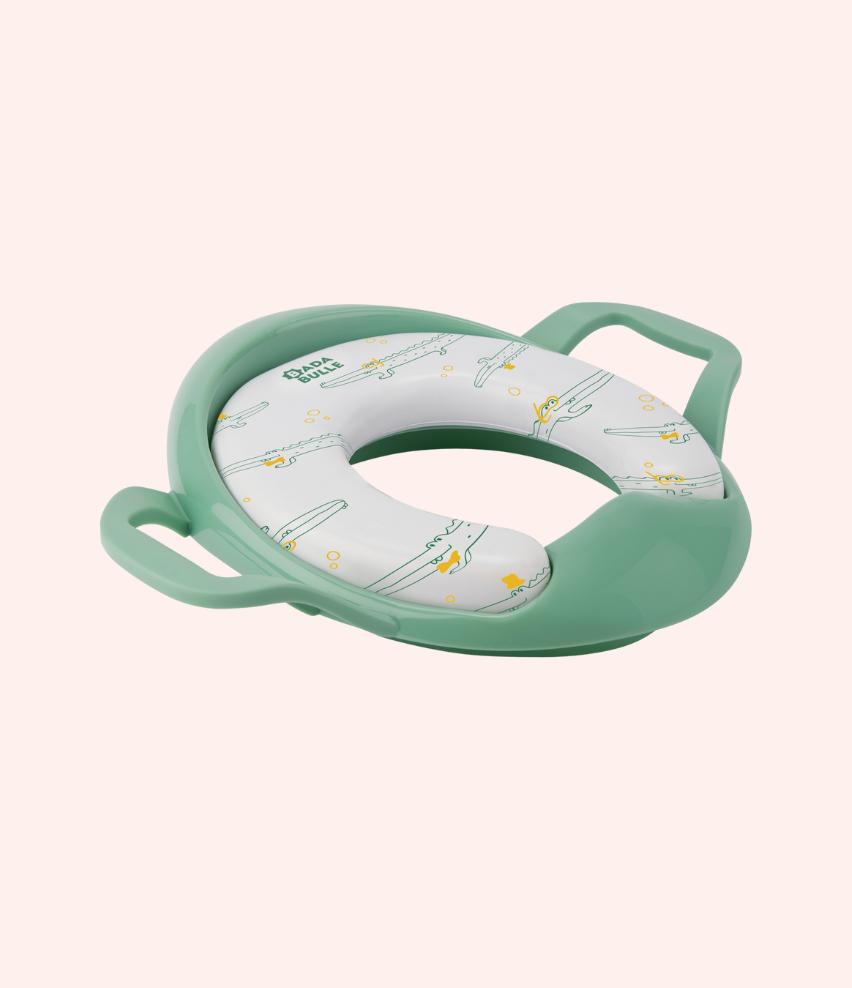 Toilet training seat with handles