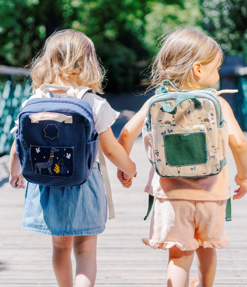 Mini Matching Kids Backpack Oasis Blue Badabulle
