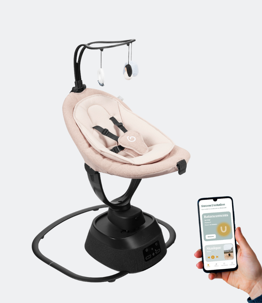 Swoon Evolution Connect App-Connected Baby Swing
