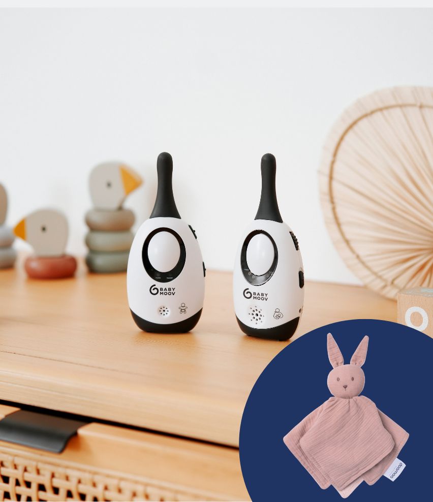 Low Emission Audio Baby Monitor Simply care 300m Range Babymoov