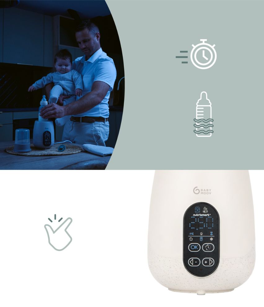 NutriSmart+ 4in1 Bottle Warmer & Steriliser Mineral Beige