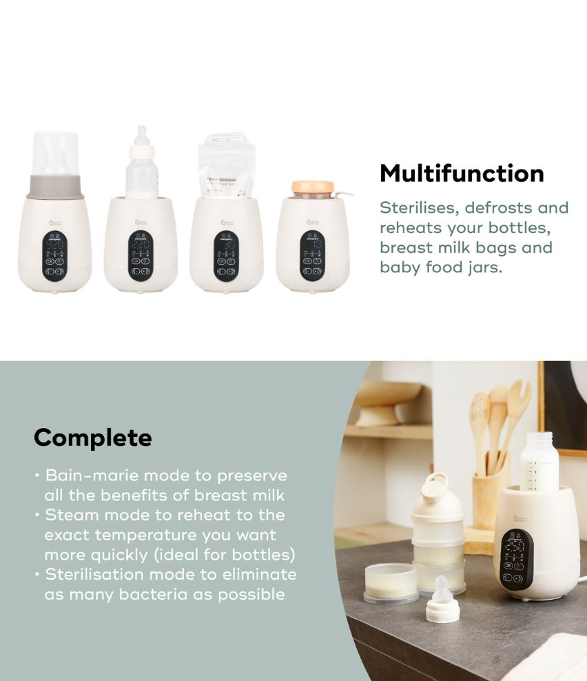 NutriSmart+ 4in1 Bottle Warmer & Steriliser Mineral Beige