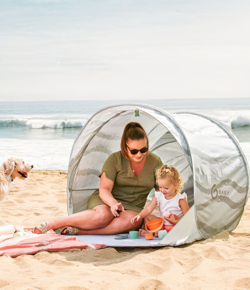 Moov & Protect Anti UV Cooling Tent 50+ UPF Green Lagoon