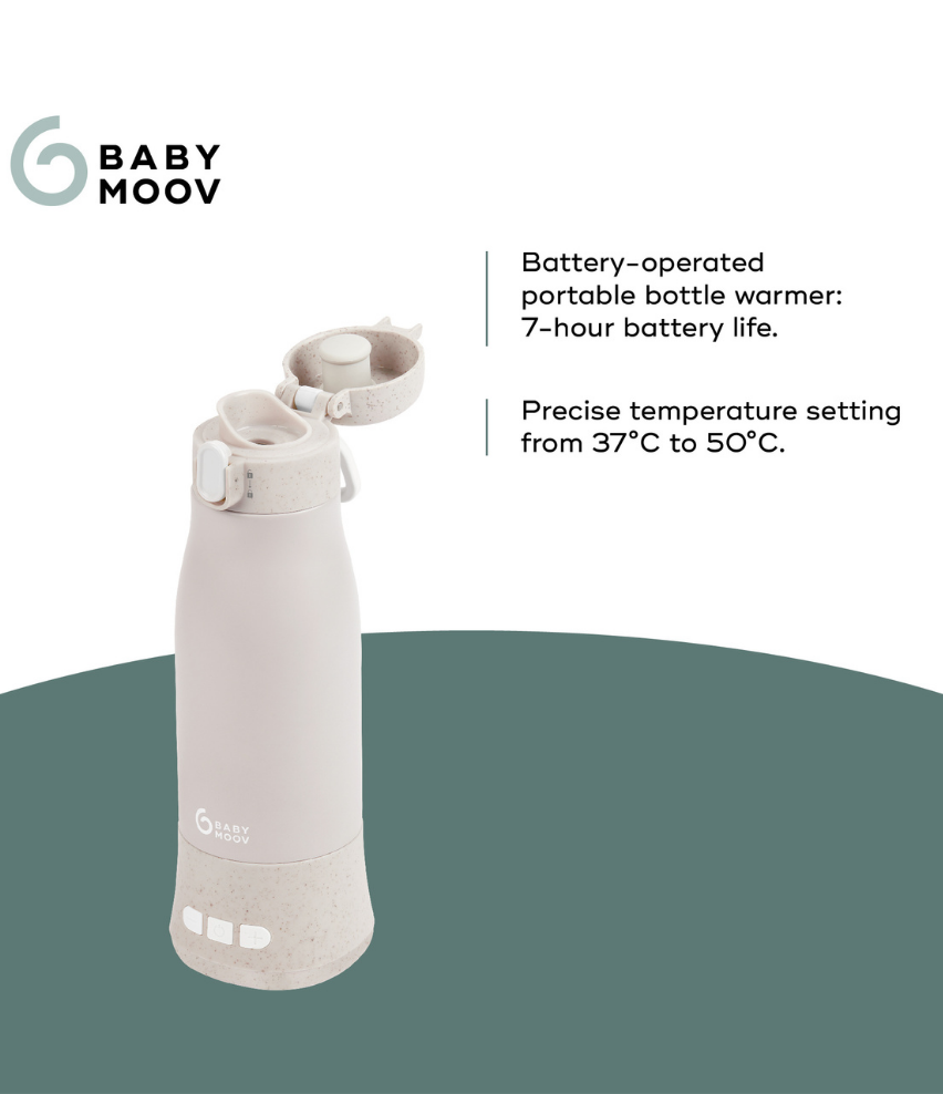 MOOV & FEED Rechargeable Bottle Warmer Mineral Beige