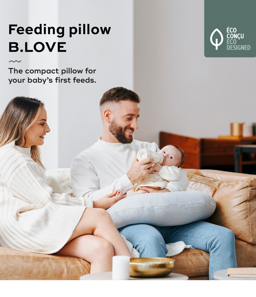 B.LOVE Compact Feeding Pillow Mineral Grey